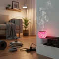 Blush Glass Camphor & Oil Diffuser Lamp (Kapoor Dani)