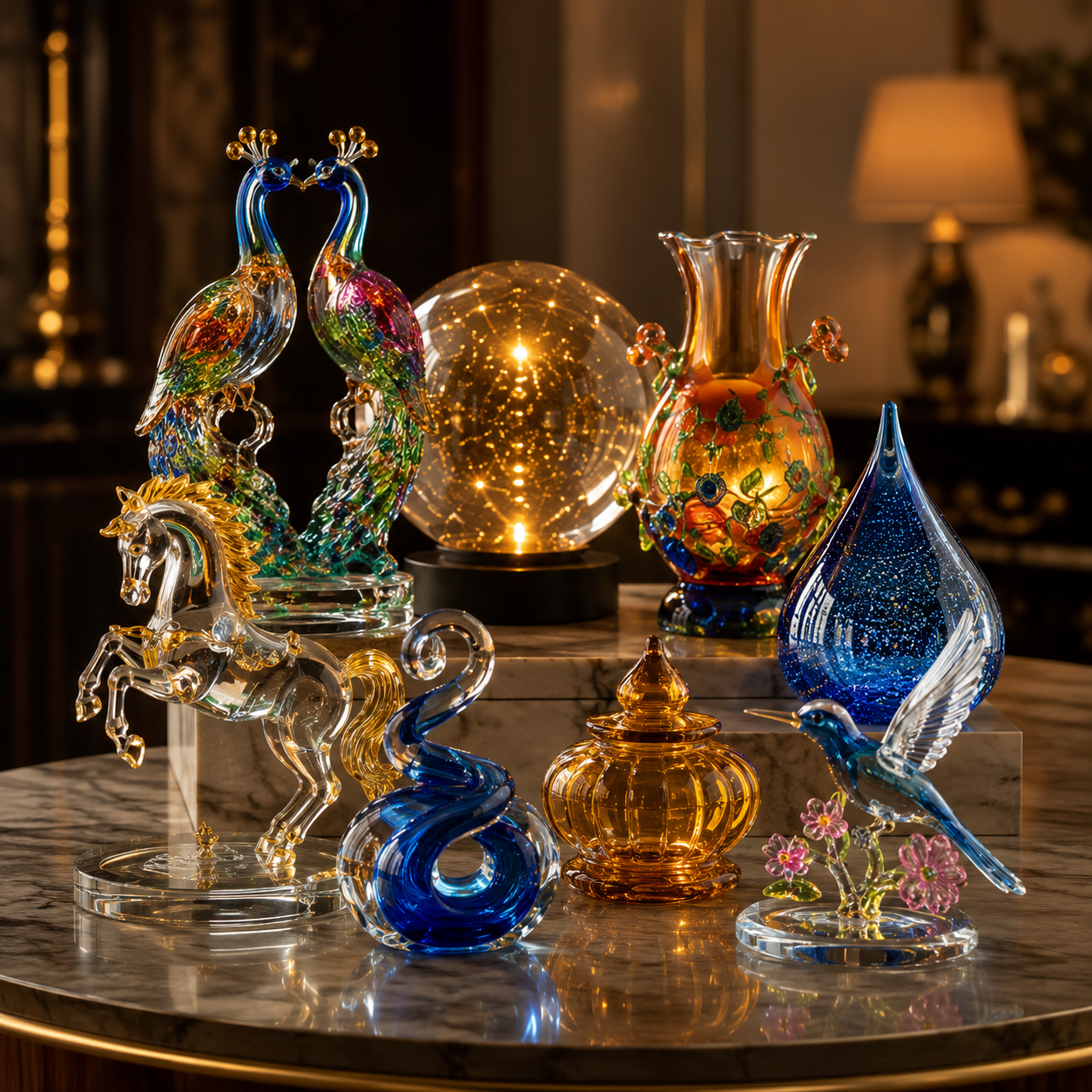 Luxury Glass Decor
