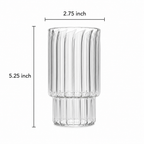 Ribbed Silhouette Glass