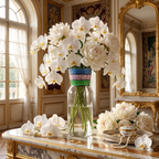 The Boho Banded Glass Vase