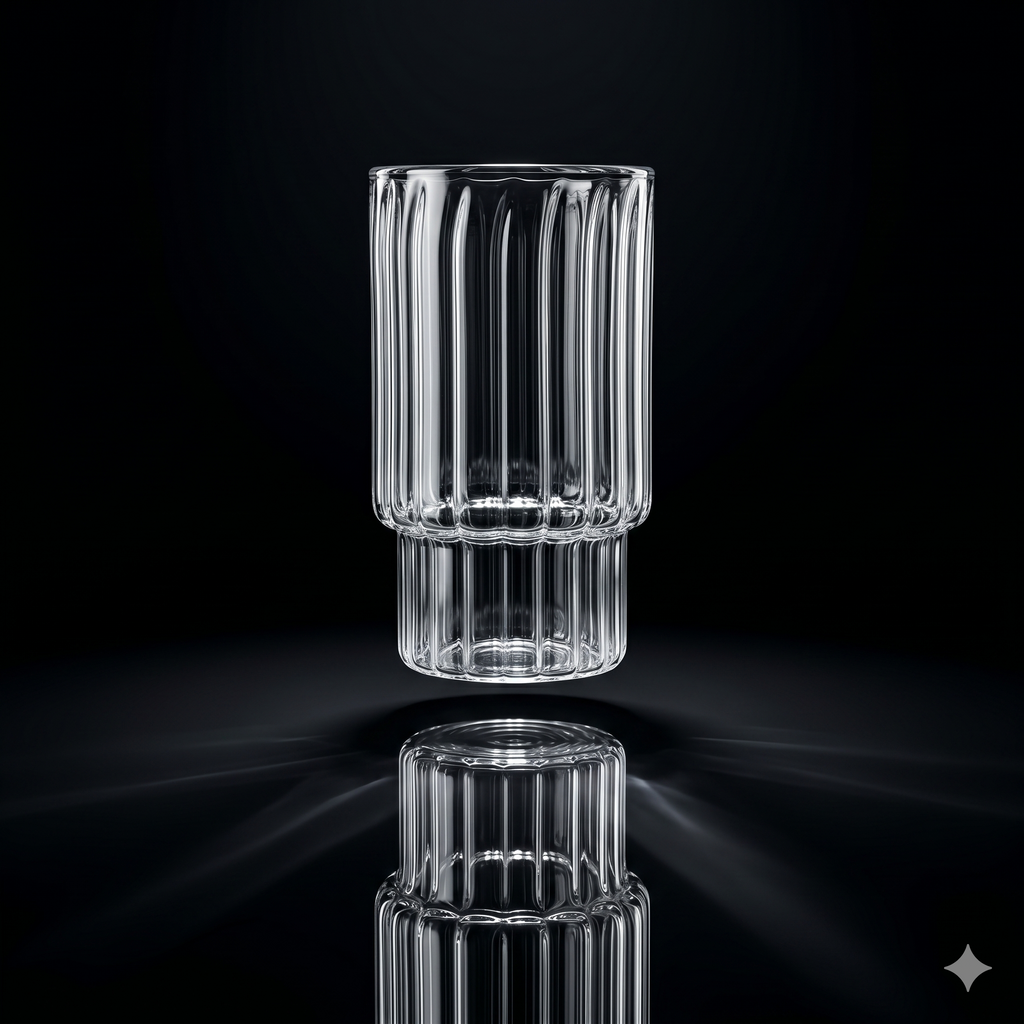 Ribbed Silhouette Glass