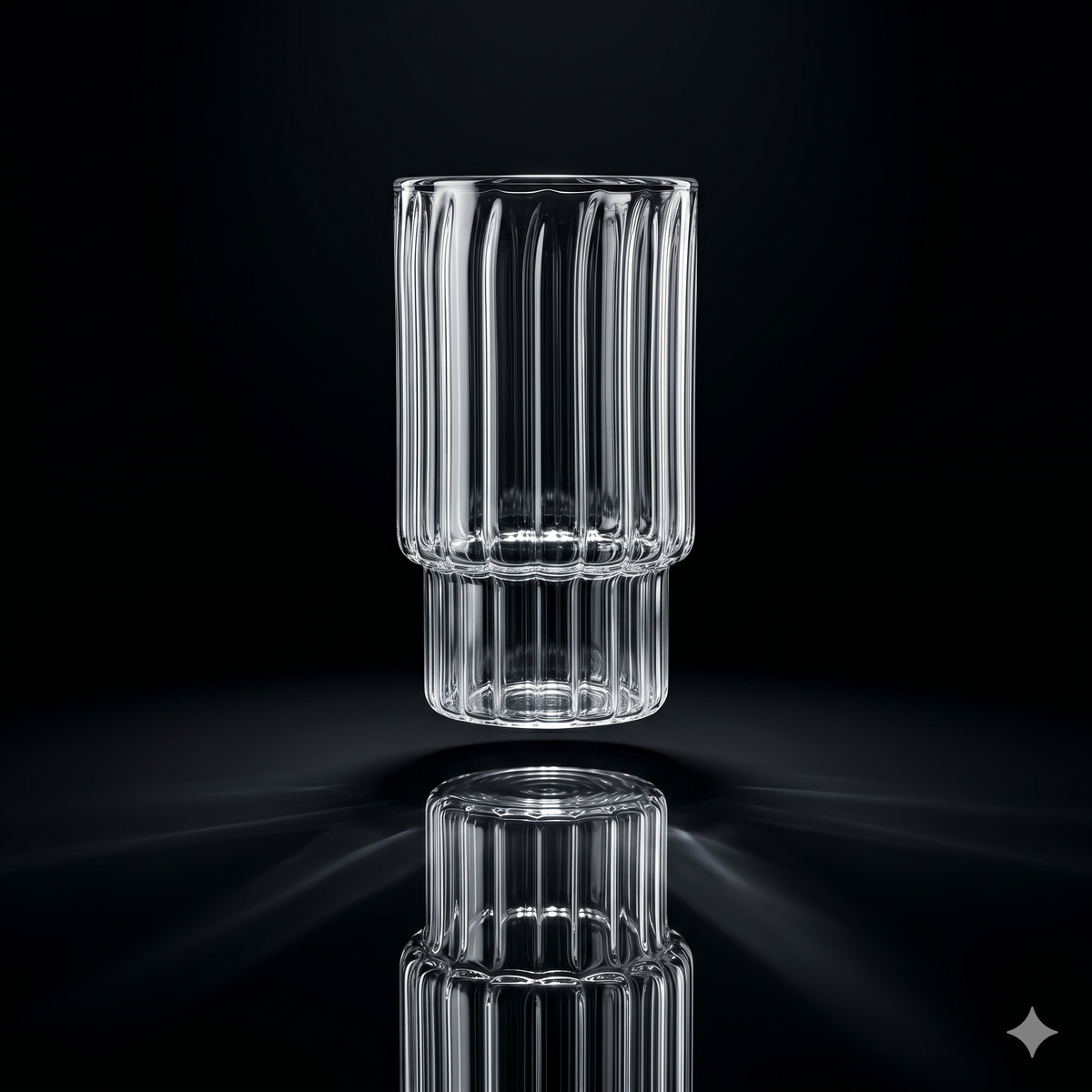 Ribbed Silhouette Glass
