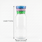 The Boho Banded Glass Vase