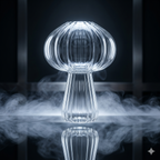 Crystal Mushroom Vase