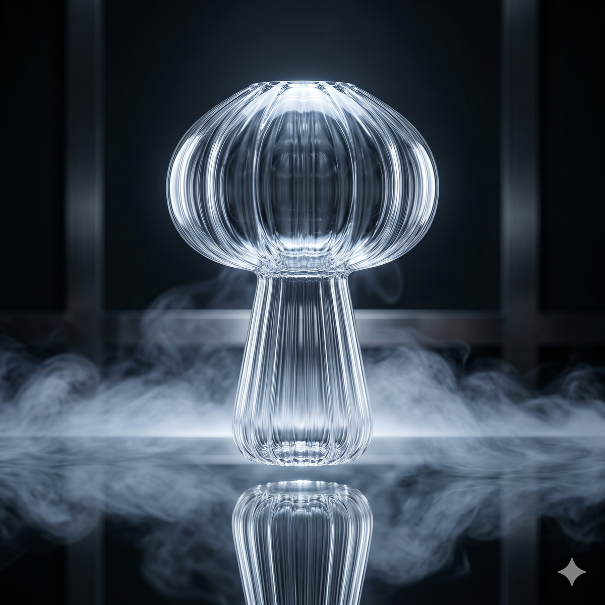 Crystal Mushroom Vase