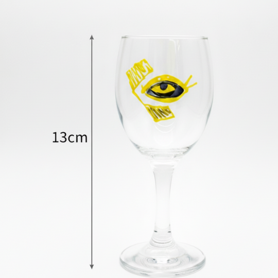 Handpainted The Nest Collection - Wine Glasses (Set of 6)