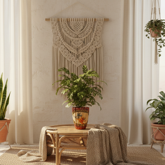 Handcrafted Tribal Echo Terracotta Planter