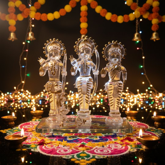 Divya Ramaya — Borosil Sanctum of Ram, Lakshman & Sita ji