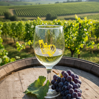 HandPainted Celestial Six – Wine Glass Set