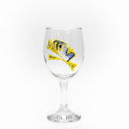 HandPainted Midnight Swirl Wine Glass Set (Set of 6)
