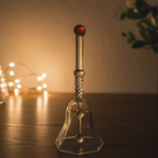 Pooja Glass Ghanti and Diya