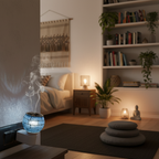 BlueBrick Glass Camphor & Oil Diffuser Lamp (Kapoor Dani)