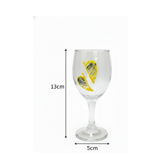 Haven – HandPainted Wine Glasses (Set of 6)