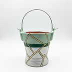 Handpainted Forest Bloom Terracotta Planter