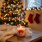 HandPainted Trinity Glow — Scented Candle Set (Set of 3)