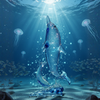 Aqua Serenade — Borosil Dolphin idol