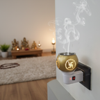Swastika Glass Camphor & Oil Diffuser Lamp (Kapoor Dani)