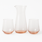 ClearServe Borosilicate Jar with 6 Glasses