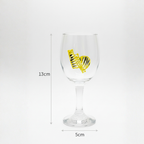 HandPainted Celestial Six – Wine Glass Set