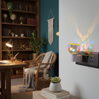 Handcrafted PrismicCrest Glass Shards Camphor & Oil Diffuser Lamp (Kapoor Dani)