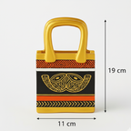 Handpainted Timeless Motif Terracotta Pentissue paper Holder