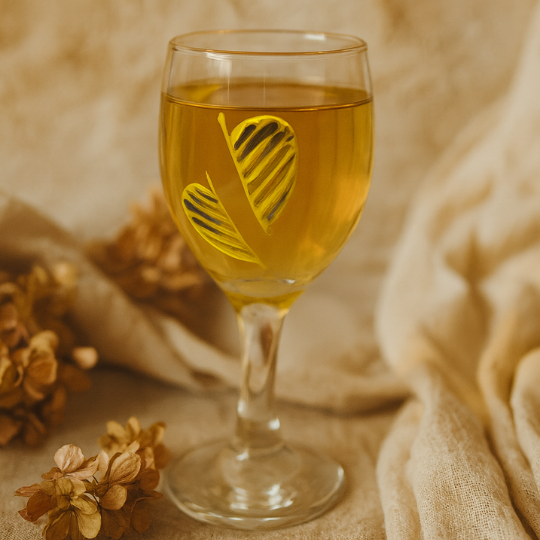 Haven – HandPainted Wine Glasses (Set of 6)