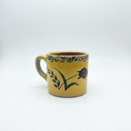 Handpainted Bloom Terracotta Cup (Set of 6)