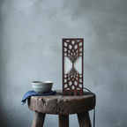 Handcrafted GeoGlow MDF Table Lamp
