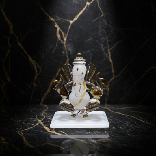 Mangalmurti Aura — Borosil Ganeshji Idol