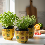 Handpainted Heritage Terracotta Planter