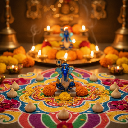 Pratibimb — Borosil Ganeshji Figurine