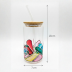HandPainted Aura Sip — Glass Sipper