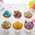 Handcrafted Harmony Serveware Bowls – Artful Set of 6