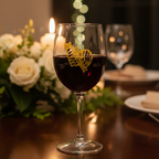 HandPainted Celestial Six – Wine Glass Set