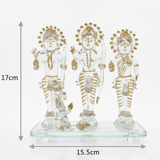 Divya Ramaya — Borosil Sanctum of Ram, Lakshman & Sita ji