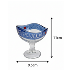 Hand-Painted Blossom Grace Utility Bowl (Set of 6)