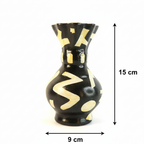 Handpainted Midnight Earth Terracotta Vase
