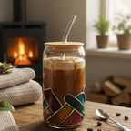 HandPainted Aura Sip — Glass Sipper