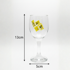 HandPainted Vintessa Glow Wine Glasses – Set of 6