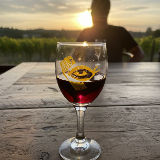 Handpainted The Nest Collection - Wine Glasses (Set of 6)