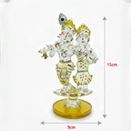 Yugala Ananda — Borosil Radha Krishna Idol