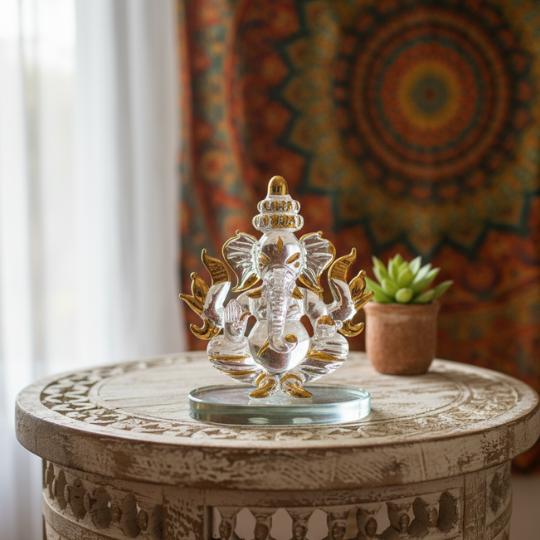 Vighnaharta — Borosil Ganesh Ji Sacred Idol