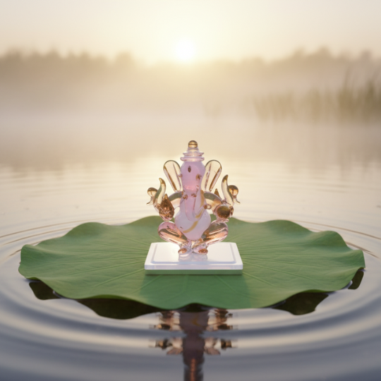 Mangalmurti Aura — Borosil Ganeshji Idol